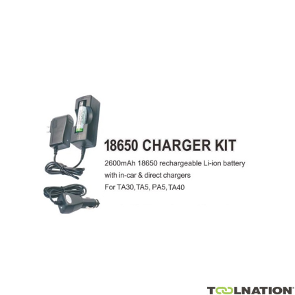 Nextorch 79NT/18650CK Kit de chargement 18650 Li-lon TA30, TA5, PA5, TA40 - 1