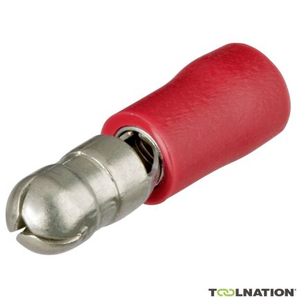 Knipex 9799150 Fiche ronde 100 pièces Câble de 4 mm 0,5-1,0 mm2 (rouge) - 1