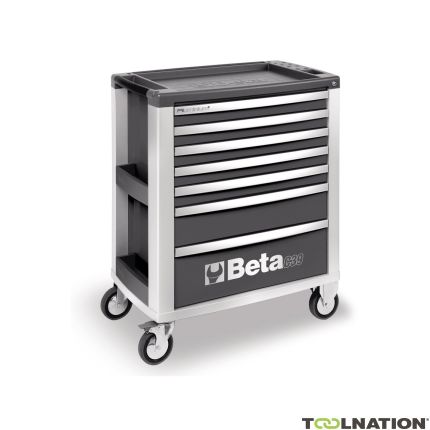 Beta 039000002 C39-7/G Chariot à outils avec 7 tiroirs Gris aluminium - 6