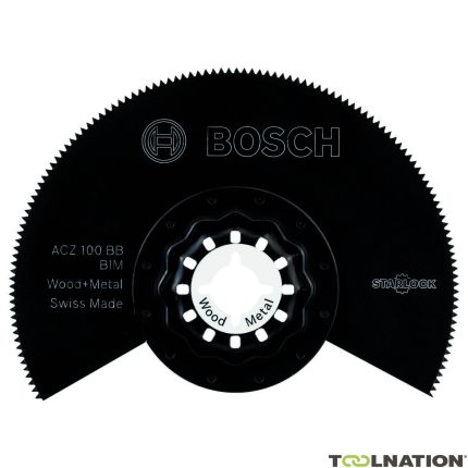 Bosch Bleu Accessoires 2608661633 ACZ 100 BB bi-métal segment lame de scie SL Bois et Métal 100 mm - 1