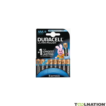 Duracell D002746 Alkaline Ultra Power AAA 8pcs - 1