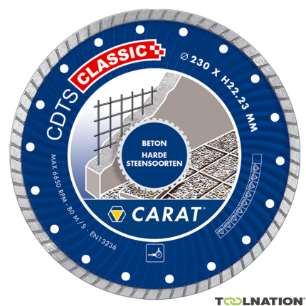 Carat CDTSC23030 Lame de scie diamantée CDTS CLASSIC 230x22,2MM - 1