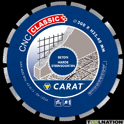 Carat CNCC350400 Diamantzaagblad BETON CNC CLASSIC 350x25,4MM - 1