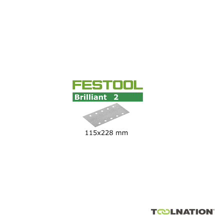 Festool 492827 Bandes abrasives Brilliant 2 STF 115x228 P150 BR2/100 - 1