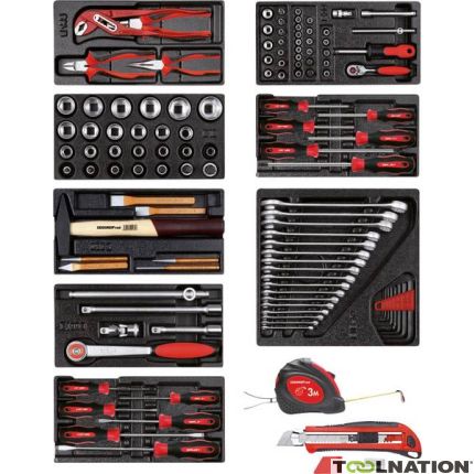 Gedore RED 3301656 R21010001 Jeu d'outils 8 x CT modules 119 pcs - 1