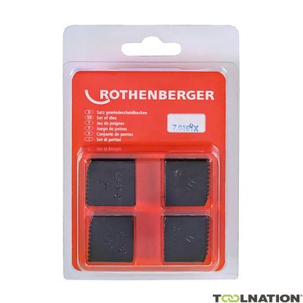 Rothenberger Accessoires 070869X Coupeurs, BSPT R, 1 1/2", 4 pièces - 1