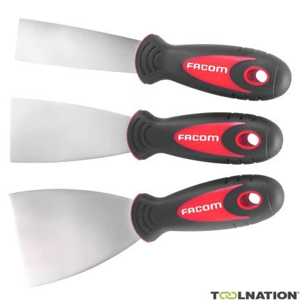 Facom 237.J1 Jeu de 3 spatules flexibles en acier inoxydable - 1