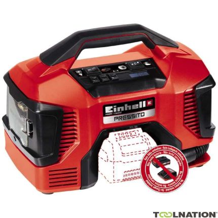 Einhell 4020460 PRESSITO Hybrid Compressor 18 volts excl. batteries et chargeur - 5