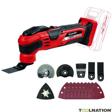 Einhell 4465160 VARRITO Accu Multitool 18 volts hors batteries et chargeur - 5