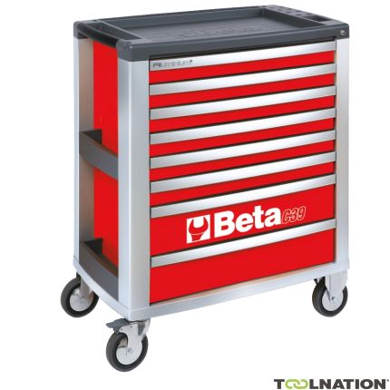 Beta 039000043 C39-8/O Chariot à outils avec 8 tiroirs Rouge - 1
