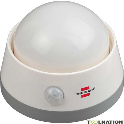 Brennenstuhl 1173290 Veilleuse LED NLB 02 BS à pile avec détecteur de mouvement infrarouge et interrupteur à poussoir 2 LED 6 lm 3x AA (inclus) - 2