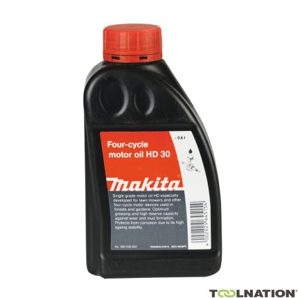 Makita Accessoires 980508620 Huile moteur HD30 SAE30 0,6 litre pour moteurs 4 temps - 1