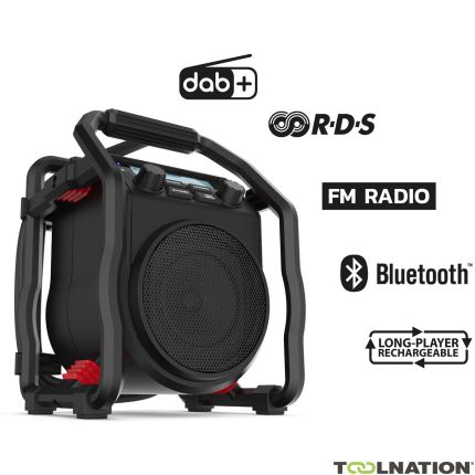 PerfectPro UB400R2 UBOX 400R2 Radio de chantier DAB+ avec bluetooth - 1