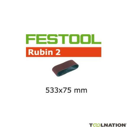 Festool Accessoires 499160 Schuurband Rubin 2 BS75/533x75-P150 RU/10 - 1