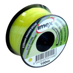 Imex 018-SL100L Cordon de maçonnerie 100M Fluorescent - Jaune