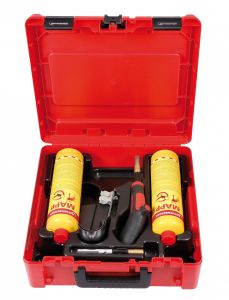 Rothenberger 1000002366 SUPER FIRE 4 HOT BOX, Kit de brasage 7/16"-EU, B (INCL. MAPP GAS B)