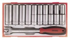 Teng Tools TT1211 Jeu de capuchons profonds 11 pcs 1/2 Tc-tray