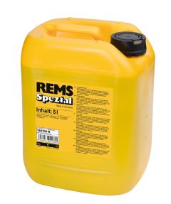 Rems 140100 R REMS Spezial huile de coupe pour filetage à base d'huile minérale 5 litres
