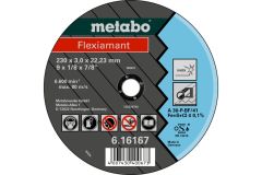 Metabo Accessoires 616299000 Disque à tronçonner Ø 180x3,0x22,2mm acier inoxydable Flexiamant