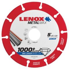 Lenox 2030866 Lame de scie diamantée pour métaux 125 mm alésage 22,23 mm