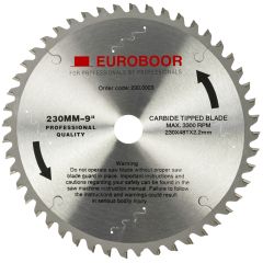 Euroboor 230.0003 Lame de scie 230 mm alésage 25,4 mm métal