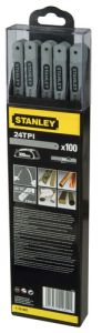Stanley 2-15-842 Lame de scie à métaux 300mm - 24T/pouce (5 pièces/carte)
