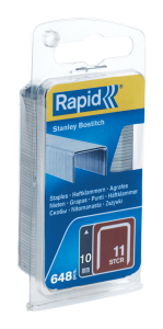 Rapid 40109572 No. 11 STCR agrafes à fil plat 10 mm  648 pcs.
