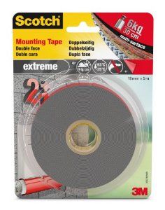 3M 40021950A Extreme Mounting tape (montageband) Wit 19 mm x 5 mtr.