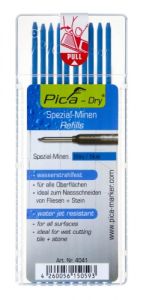 Pica PI4041 4041 Dry Navulling blauw watervast t.b.v. markeerpotlood - 1