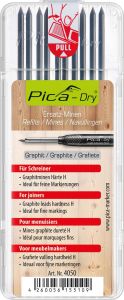 Pica PI4050 4050 Dry Recharge graphite Charpentiers/Maçons pour crayon de marquage