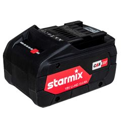 Starmix Accessoires 457031 Batterie 18 Volt 10.0 Ah LiHD