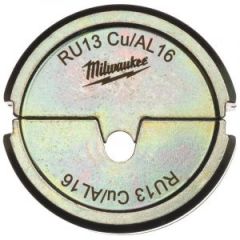 Milwaukee Accessoires 4932459483 RU13 Cu/Al16 Mâchoire de sertissage 16mm2 pour pince à sertir les câbles M18 HCCT 109/42