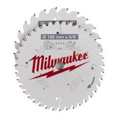 Milwaukee Accessoires 4932479837 Lame de scie circulaire CSB 165 x 24T/40T Twin Pack (2-pièces)