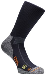 Emma Hydro-Dry® Working Sustainable - Chaussettes noir/gris