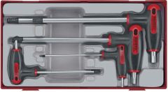 Teng Tools TTHEX7 Allenset avec levier en T Tc-tray 2.5/8mm 7dlg