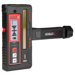 Levelfix 554196 LLD200GR Récepteur laser - rouge/vert - 80 mm