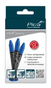 Pica PI59041 590/41 Crayon de marquage bleu 12 pièces