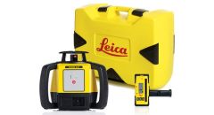 Leica 6008615 Rugby 610 Laser à nivellement automatique + Rod Eye 160