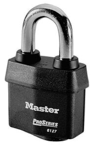 Masterlock 6127EURD Cadenas 67mm, anse 35mm, ø 11mm