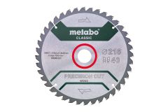 Metabo Accessoires 628060000 Lame de scie circulaire Precision Cut Wood Classic