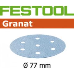 Festool Accessoires 498929 Abrasif STF D 77/6 P800 GR/50 Granat