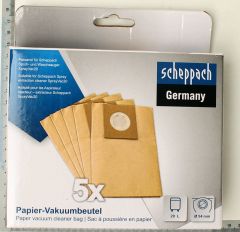 Scheppach 7905701702 Sac à poussière en papier 20 ltr pour Spray Vac 5 pièces