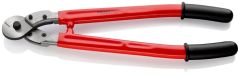 Knipex 9577600 Coupe-fils et câbles câbles en acier, câbles ronds en fer, Cu et Al 9.0-14.0 mm