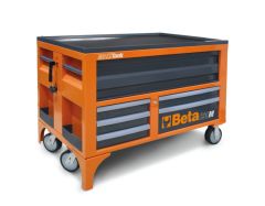 Beta 030000300 Établi mobile Maxitank - Orange 200 kg