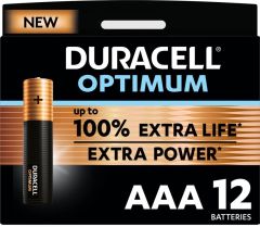 Duracell D137936 Alkaline Optimum AAA 12pcs.