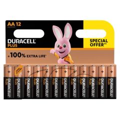 Duracell D142633 Alkaline Plus 100 Promo AA 12pcs.