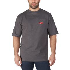 Milwaukee Accessoires 4933478235 WTSSG-XXL T-shirt de travail à manches courtes gris