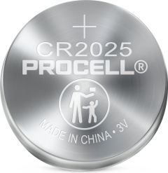 Duracell BDPCR2025-BL5 Procell  Pile bouton lithium 3V 165 mAh CR2025 20 pièces