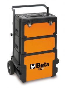 Beta 042000002 C42H Chariot à outils avec 3 compartiments Orange