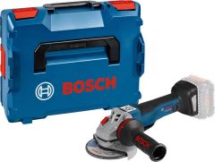 Bosch Bleu 06019G3F0B GWS 18-10 PSC Accu Angle Grinder 18V excl. batteries et chargeur 125 mm en L-BOXX